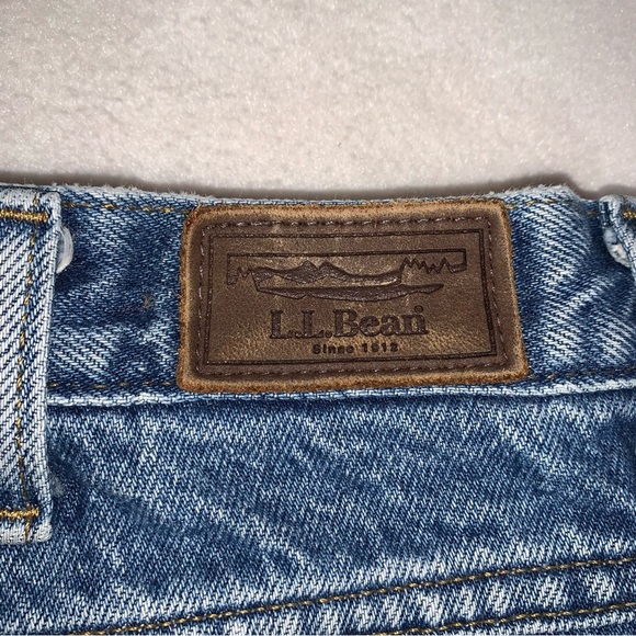 Vintage LL Bean Double L Denim Fleece Lined Jeans Mens 36x30 Natural Fit Blue - Picture 9 of 11